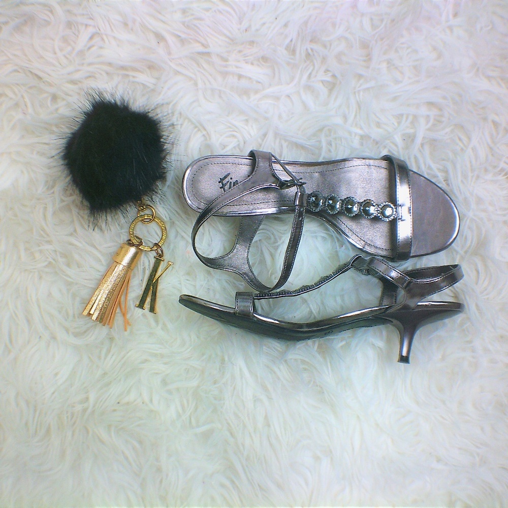 Silver Bling High Heels